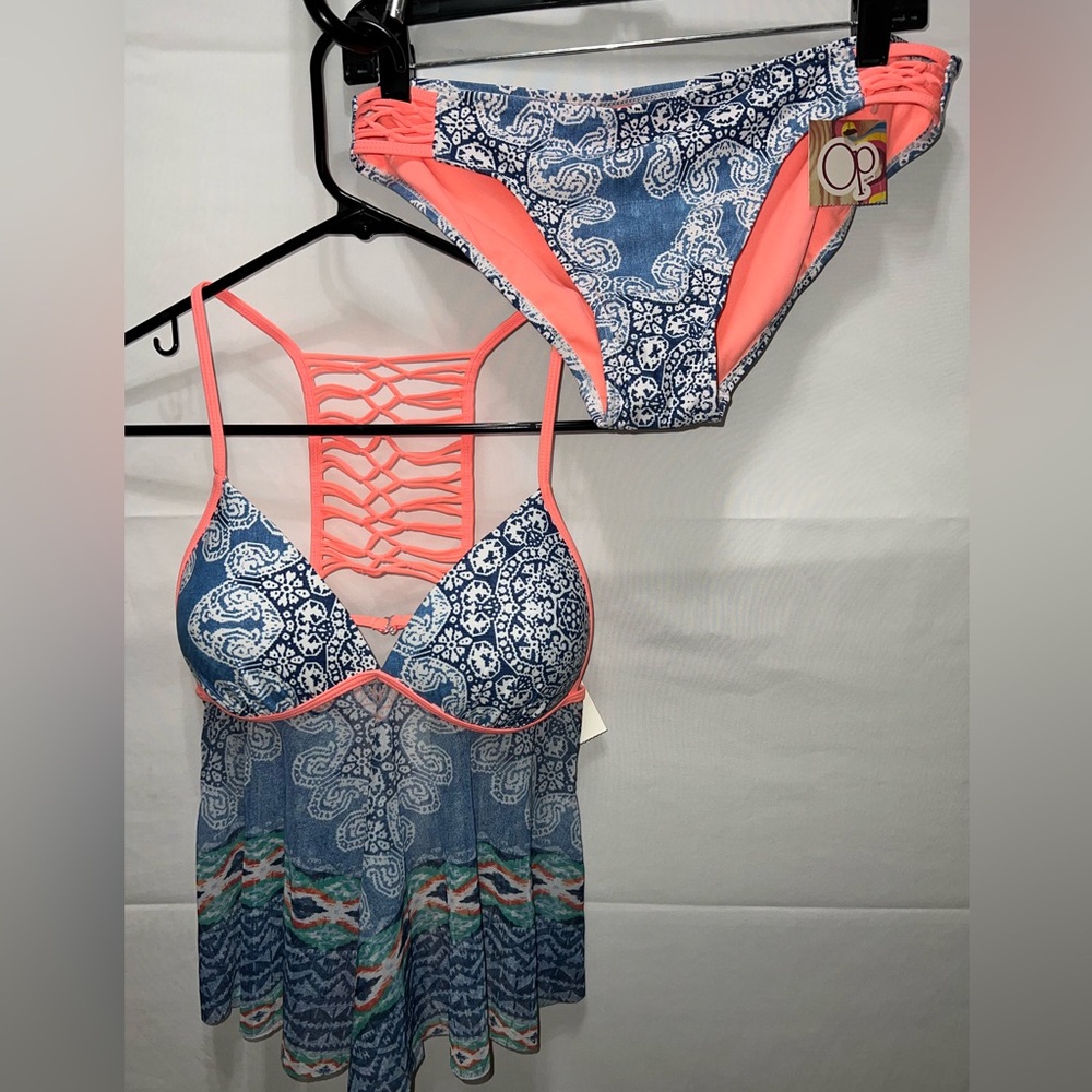 Op brand swim bikini. S/top, M/bottom